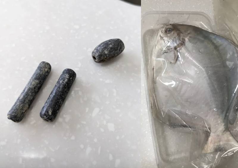 Fishing scam? Woman finds lead weights inside pomfret from Chinatown